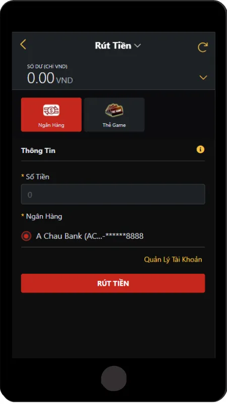 Tại sao rút tiền bị từ chối?